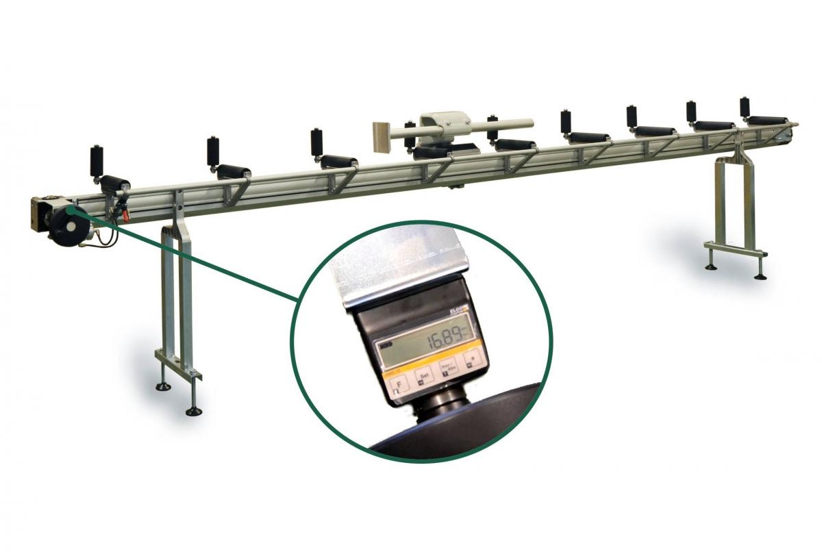 Измерительный принимающий рольганг